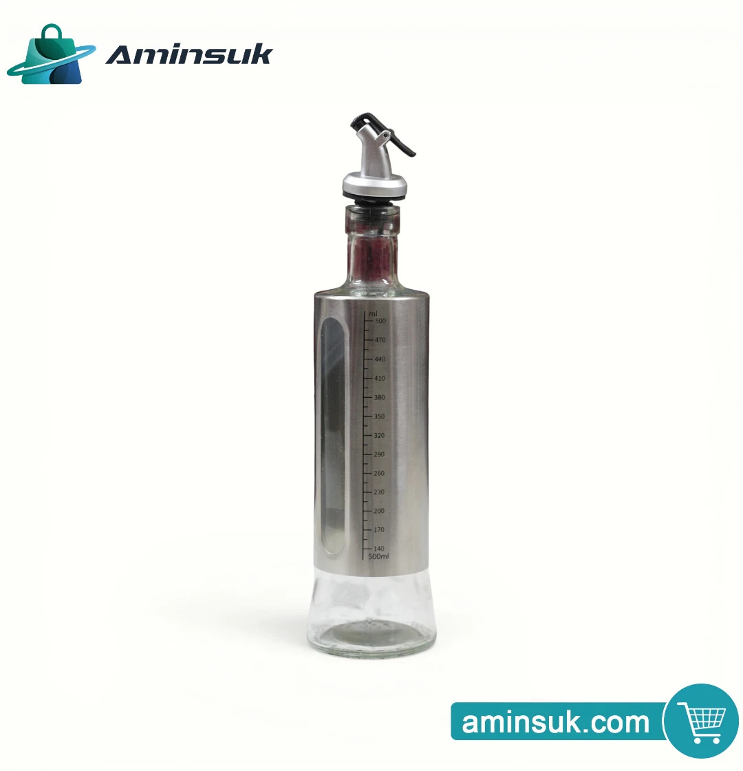 Stainless Steel Oil Dispenser Bottle thumbnail 3