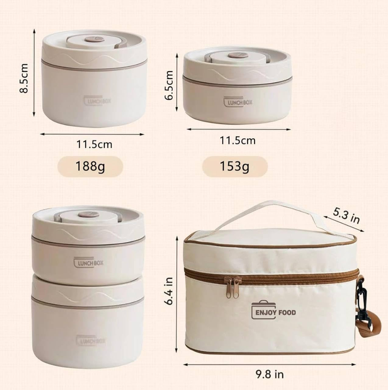 Thermal Insulated Lunch Box for School, Office & Travel thumbnail 3