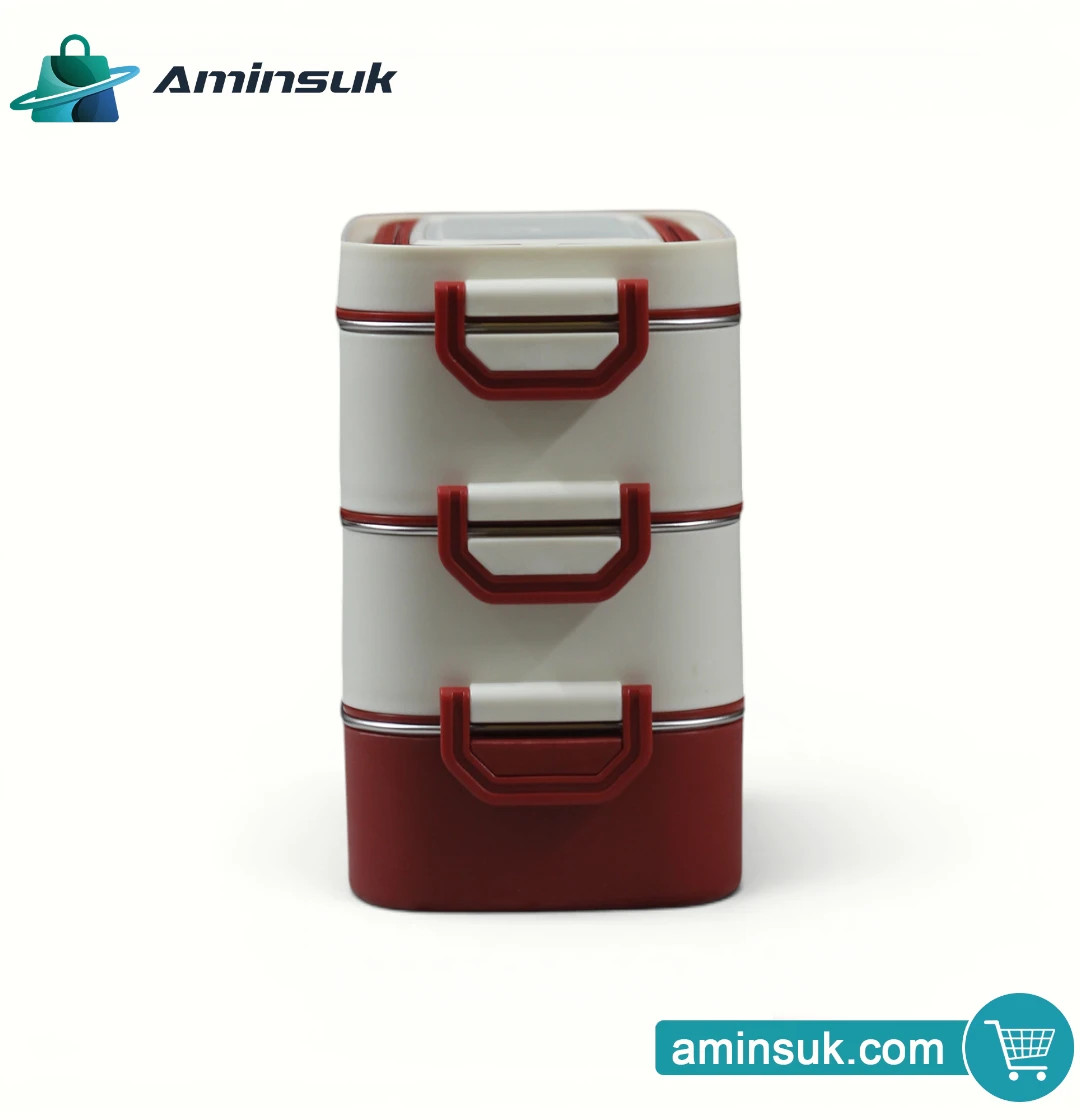 3 Layer Thermal Lunch Box thumbnail 4
