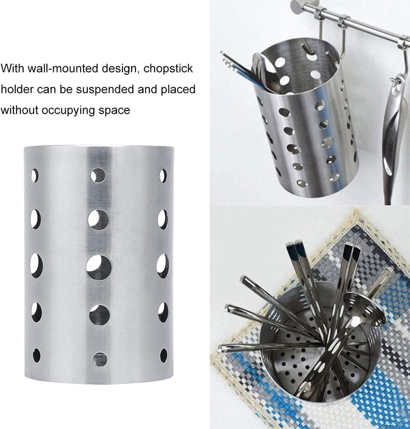 Stainless Steel Kitchen Utensil Holder thumbnail 7