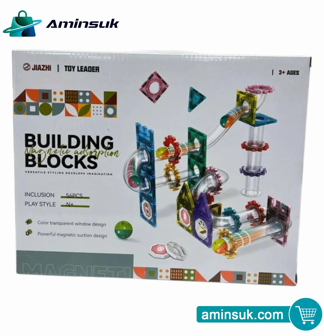 56 Pcs Magnetic Constructor | Magnetic Building Toy for Kids thumbnail 1