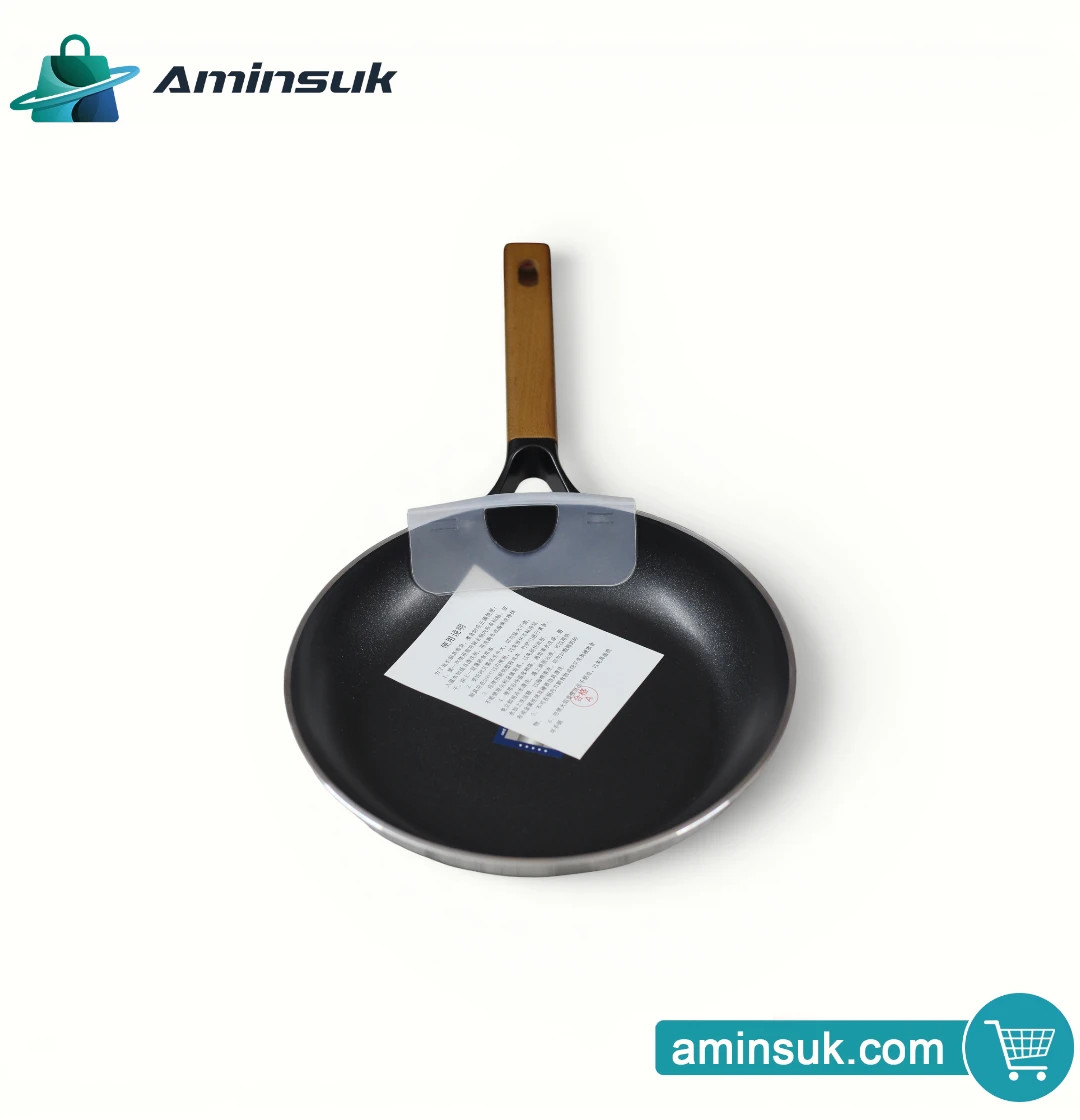 Premium Non-Stick Frying Pan with Wooden Handle thumbnail 1