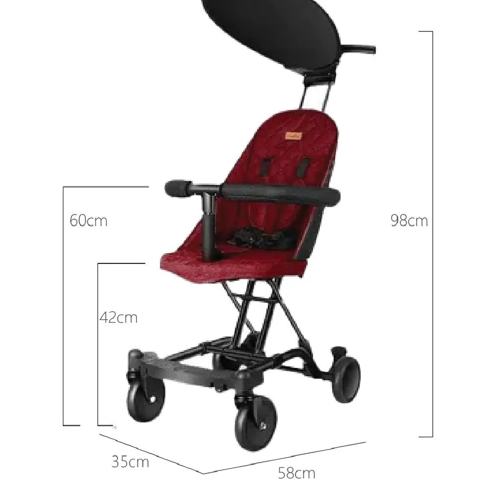 AeroLite Baby Stroller – Foldable Travel Pram thumbnail 8