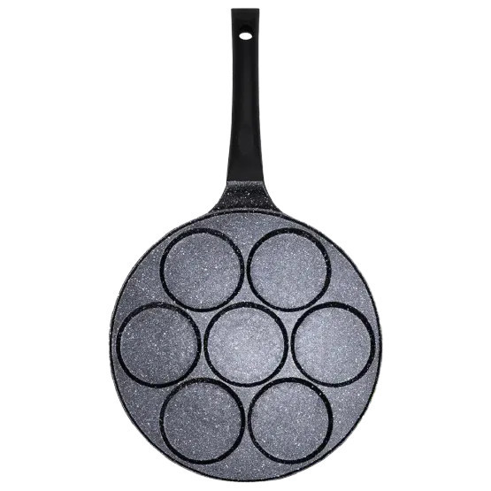 7-Hole Premium Non-Stick Breakfast Pancake & Egg Frying Pan thumbnail 1