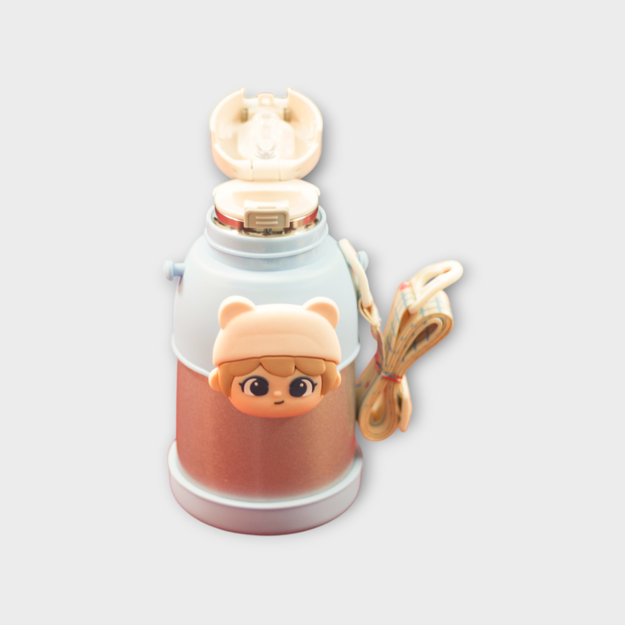 Kids Thermos Bottle 316 Stainless Steel – Leakproof Straw Cute thumbnail 1