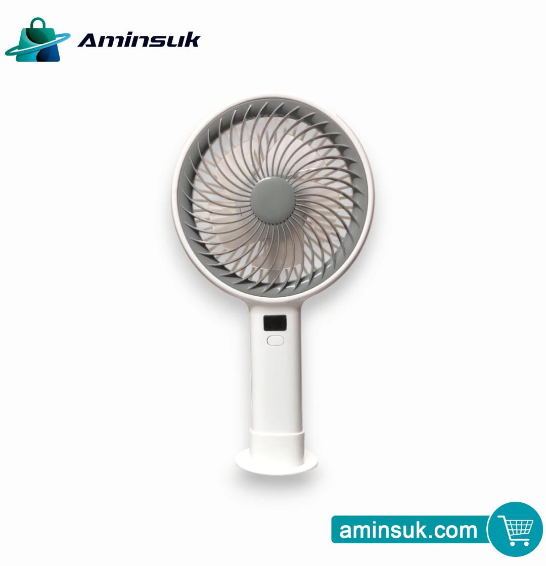 Rechargeable Mini Fan | Portable Table & Hand Fan | USB Charging Mini Fan thumbnail 2