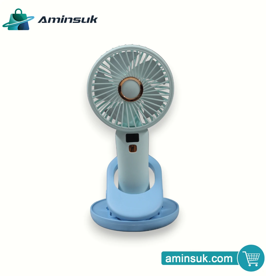 Portable Rechargeable Mini Fan | Handheld & Desk Fan thumbnail 2