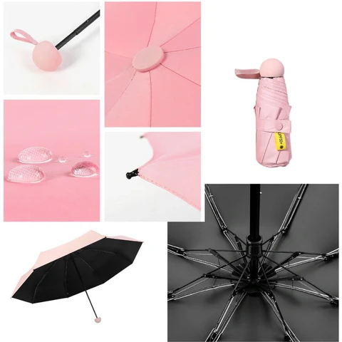 Mini Pocket Umbrella Bangladesh – Premium Capsule UV Protection by thumbnail 12