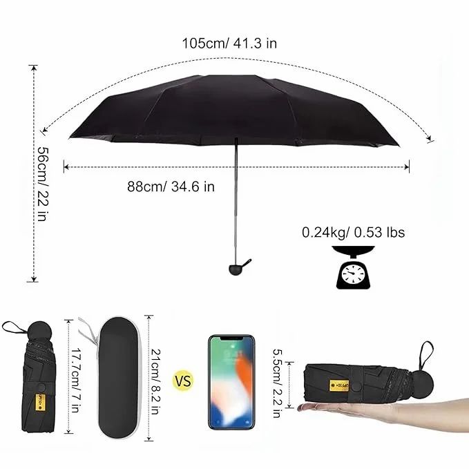 Mini Pocket Umbrella Bangladesh – Premium Capsule UV Protection by thumbnail 7