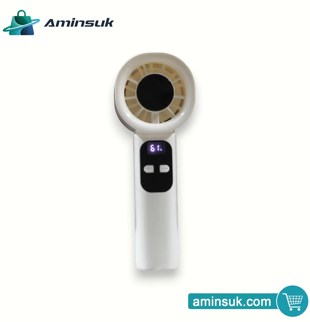 Portable Mini Handheld Fan | Rechargeable Personal Cooling Fan thumbnail 5