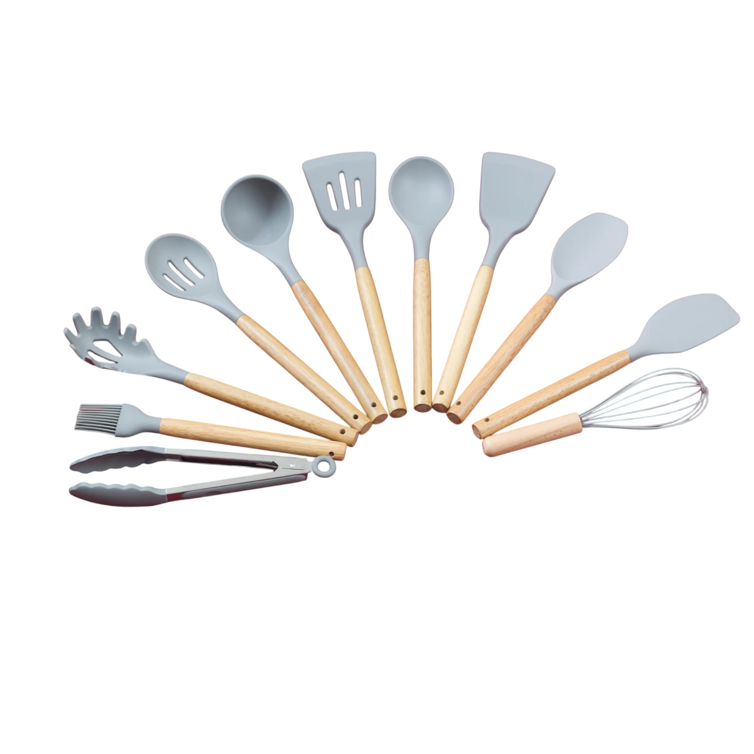 Premium Silicone Kitchen Utensil Set Bangladesh – Aminsuk WoodPro Kitchen Tools thumbnail 5
