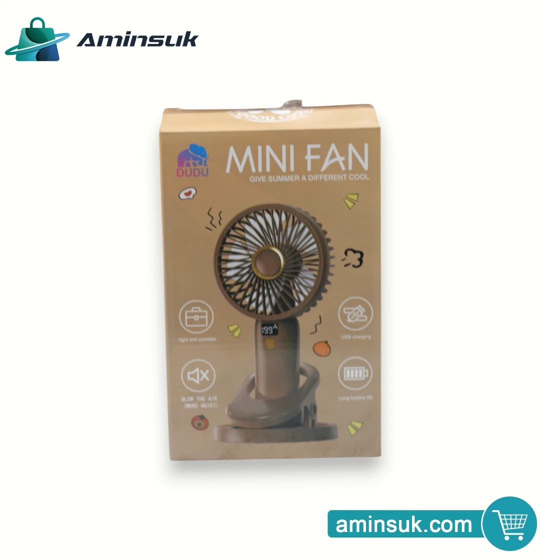 Portable Rechargeable Mini Fan | Handheld & Desk Fan thumbnail 7