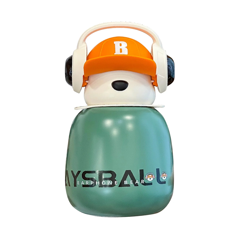 Cute Bear Kids Thermos Bottle | 316 Stainless Steel Insulated Water Bottle thumbnail 6