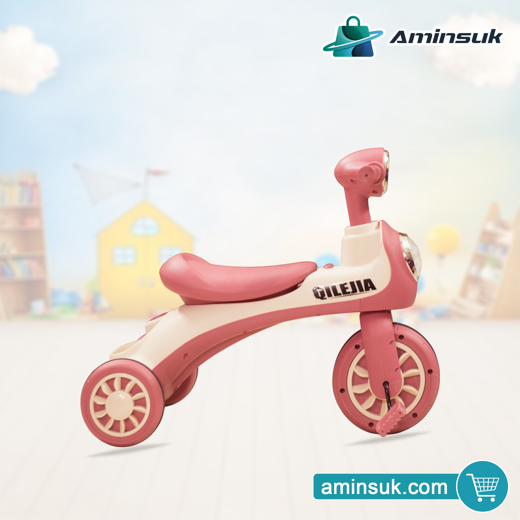 Kids 3-in-1 Balance Tricycle BT TC-2 thumbnail 6