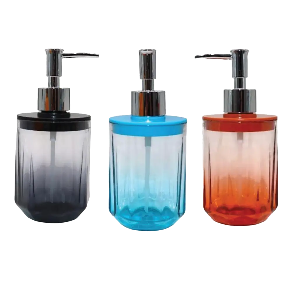 Aminsuk premium refillable countertop liquid soap dispenser for bathroom and kitchen