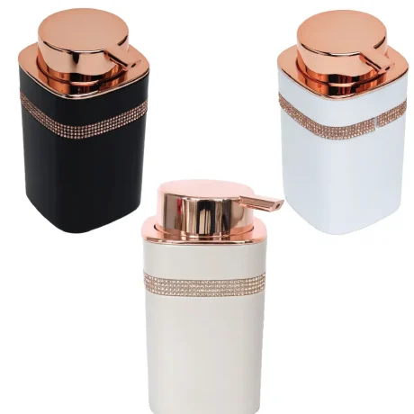 Aminsuk premium unbreakable wall-mounted soap and shampoo dispenser