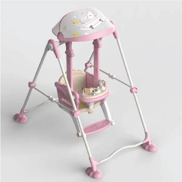 Safe baby swing with canopy and toys Aminsuk