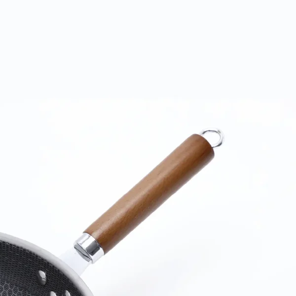 Aminsuk honeycomb pattern 22cm stainless steel frypan with non-stick base