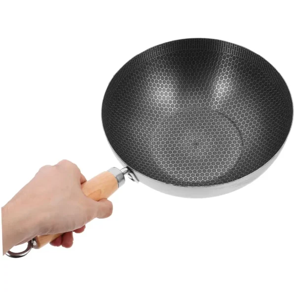 Non-stick honeycomb 22cm Aminsuk steel cookware for home kitchens