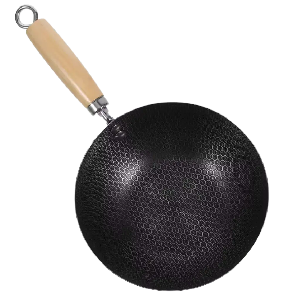 22cm Honeycomb Stainless Steel Non-Stick Frying Pan Aminsuk honeycomb 22cm nonstick stainless steel fry pan