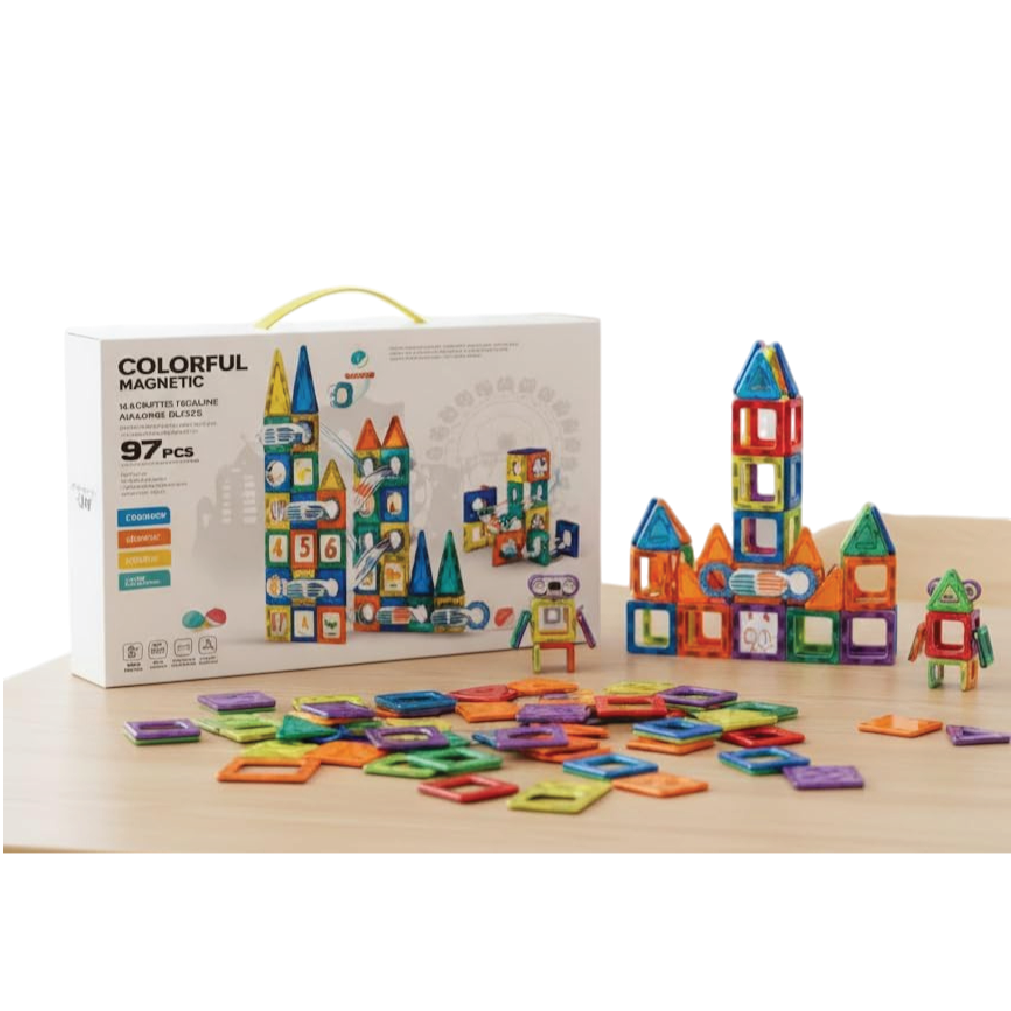 Aminsuk Smart Magnetic Blocks Set (97 Pcs)