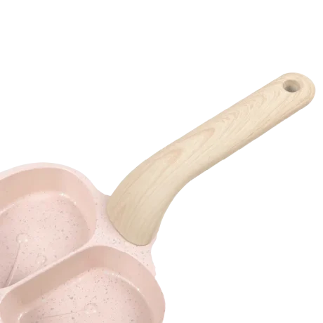 5-circle non-stick peach blossom breakfast pan