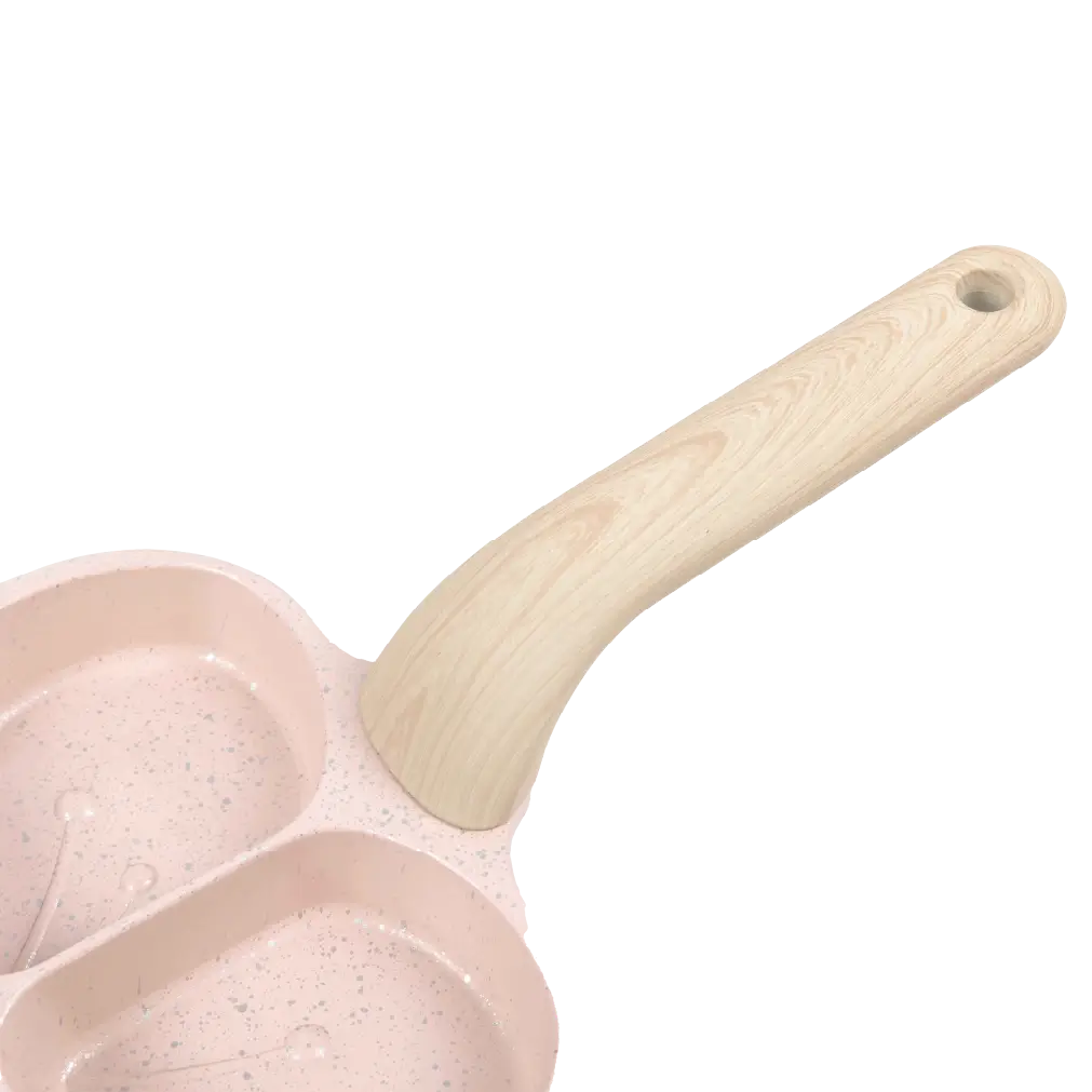 5-circle non-stick peach blossom breakfast pan