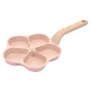 Peach Flower 5-Hole Non-Stick Egg Frying Pan by Aminsuk