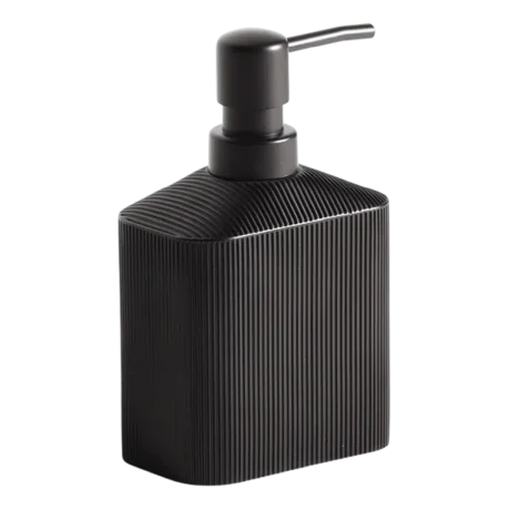 ibbed pink and black liquid soap dispenser by Aminsuk