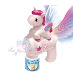 Unicorn Bubble Gun Machine for Kids – Automatic Light & Music Bubble Toy