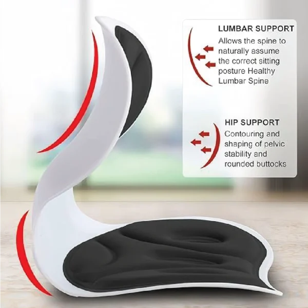 teal ergonomic chair cushion posture corrector