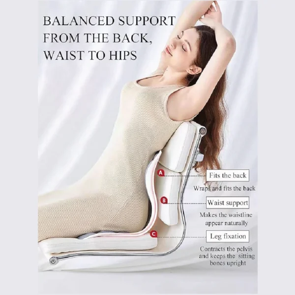 memory foam back support cushion ergonomic design