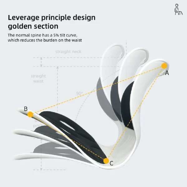 orthopedic lumbar support chair cushion